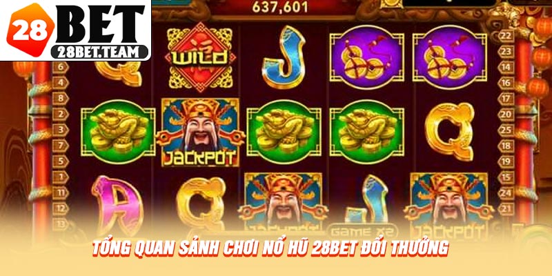 Tổng quan sảnh chơi nổ hũ 28BET đổi thưởng